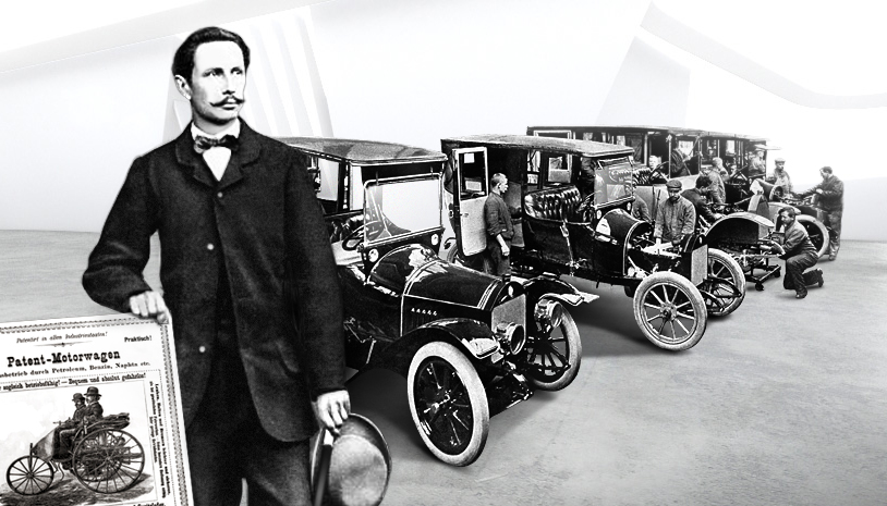 Karl Benz Source : Mercedes-Benz