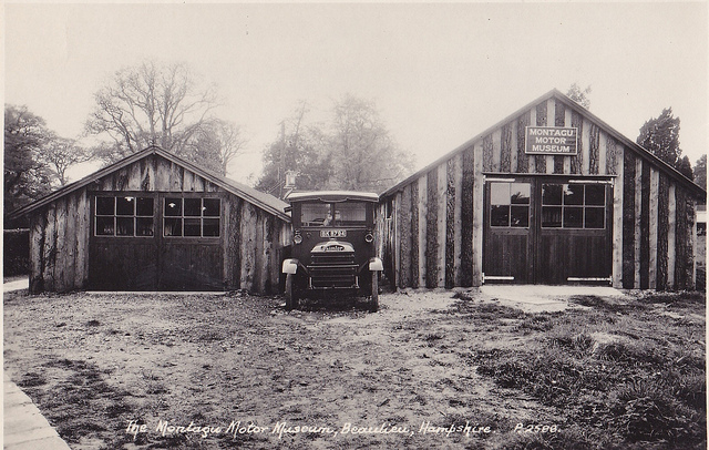Motor Museum Montagu à ses débuts flickr.com