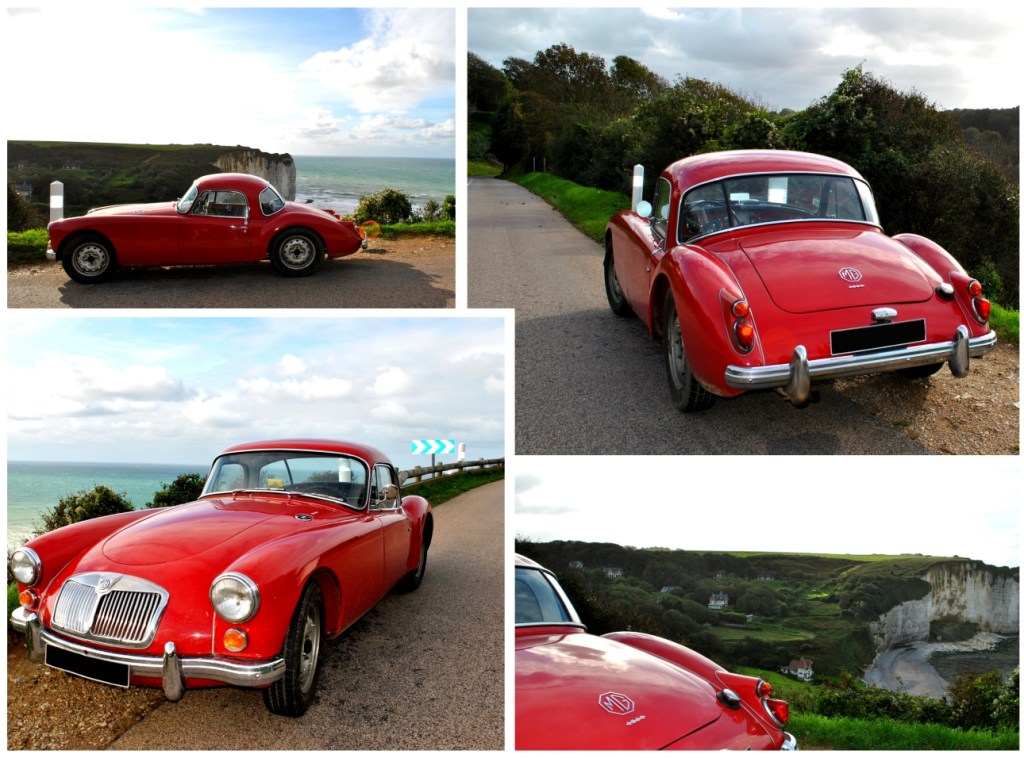 La côte Normande entre Yport et Etretat.