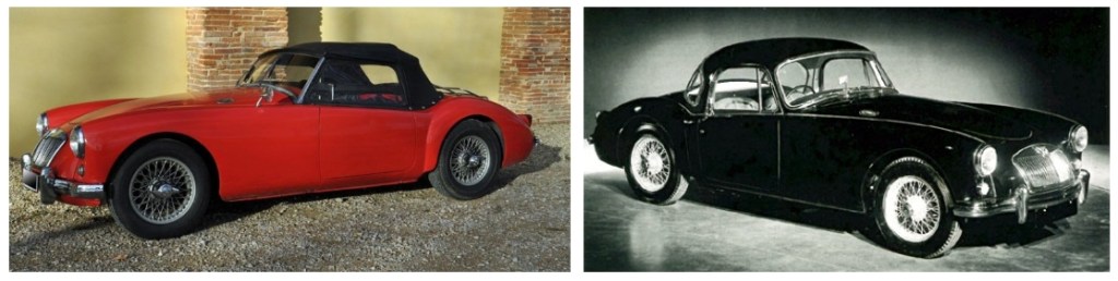 MGA 1500, roadster et coupé