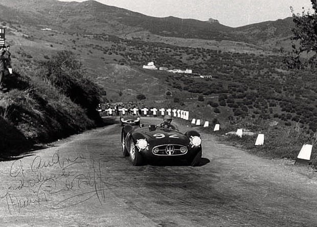 La Maserati A6GCS/53 n°92 de Maria Teresa de Filippis.