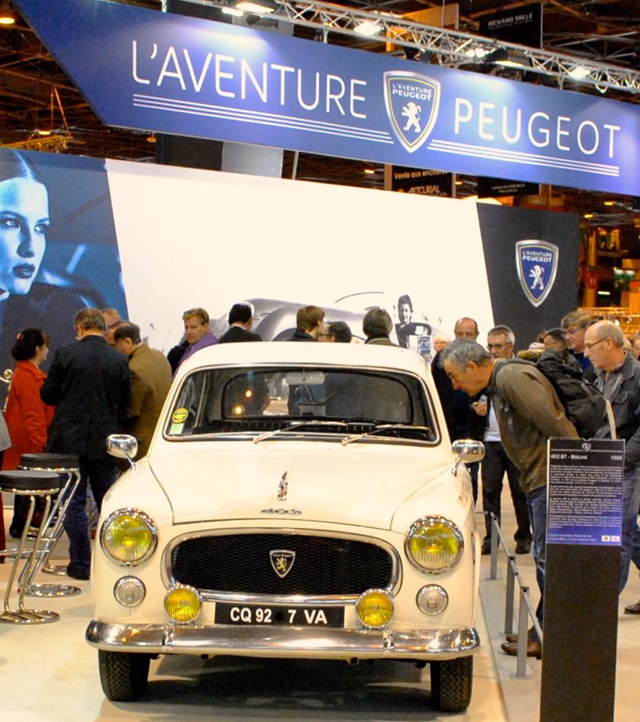 Stand de l'Aventure Peugeot, Peugeot 403