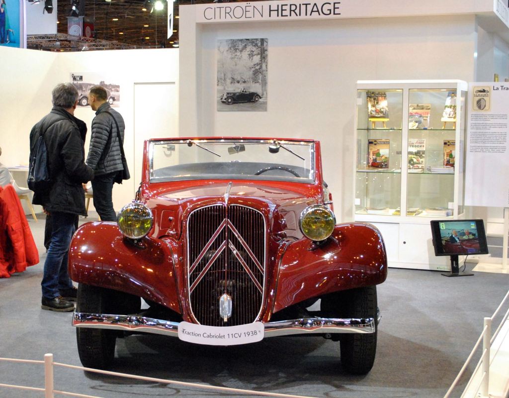 Stand Citroën Héritage, Traction cabriolet 11CV (1938)