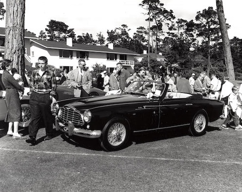 LML/506 lors du concours d'élégance de Pebble Beach en 1955.